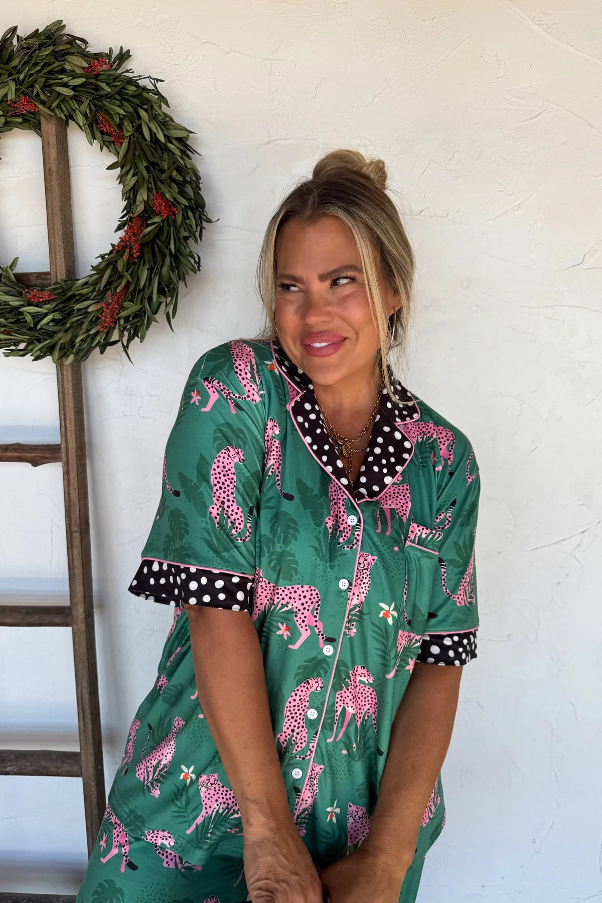 PREORDER- LEOPARD & CHEETAH STAR LUXE PJ SET
