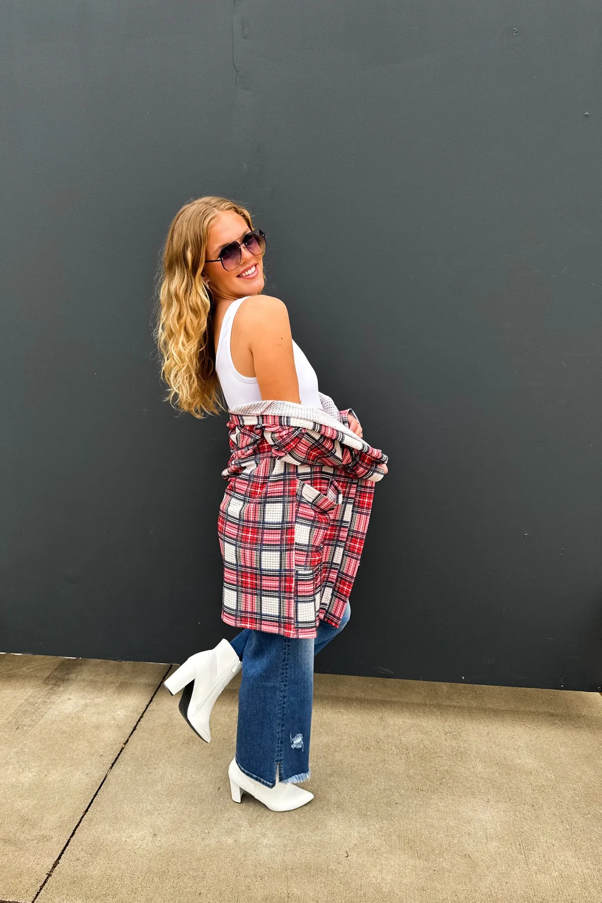 PREORDER- WINTER PLAID LOLA CARDIGAN