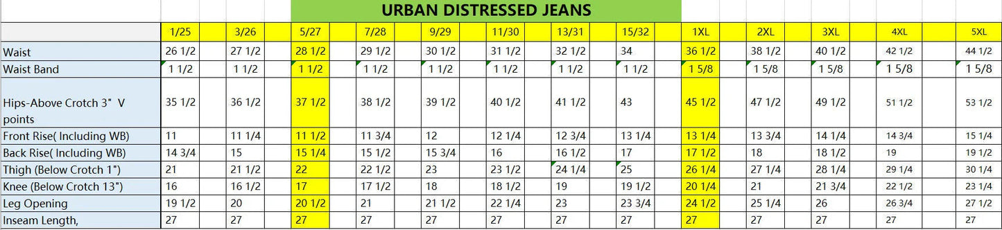 PREORDER- URBAN CAMO DISTRESSED JEAN