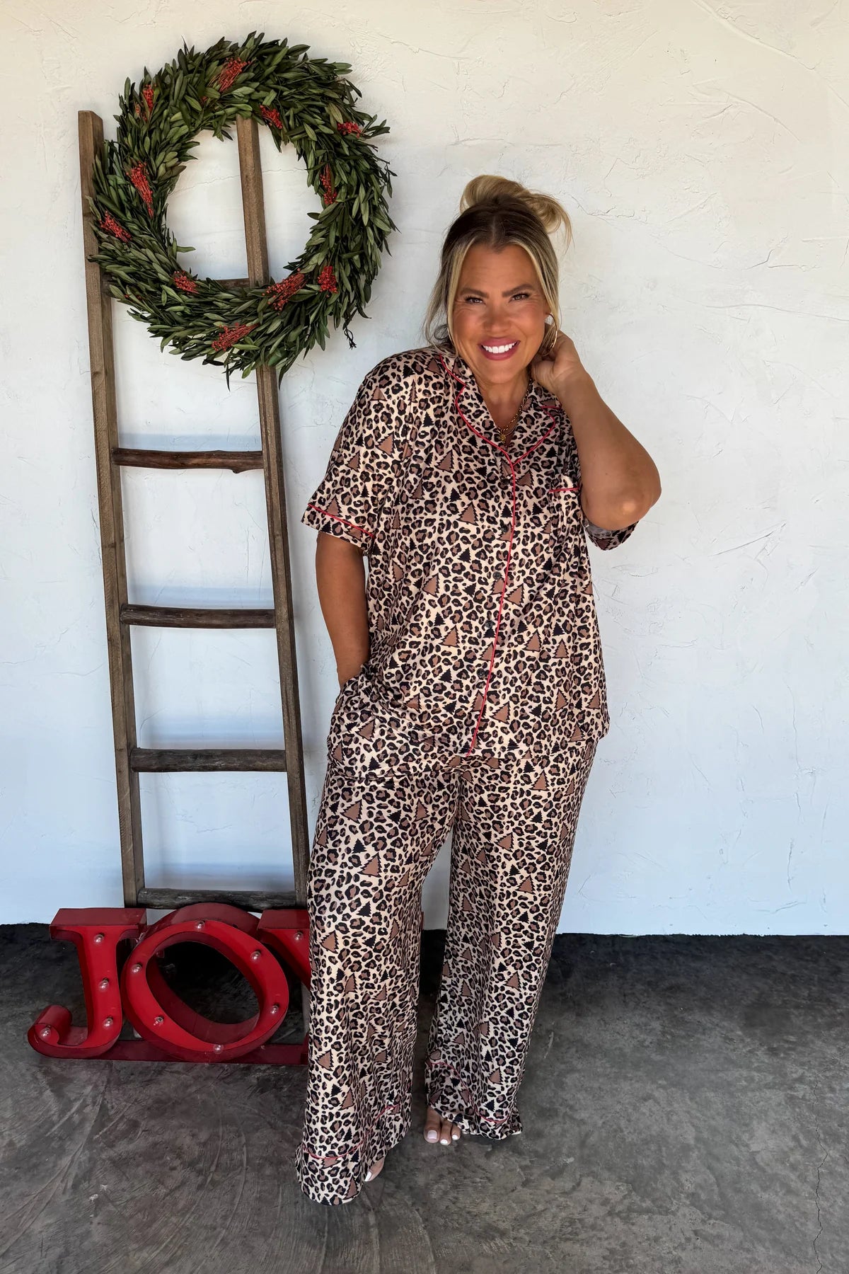 PREORDER- LEOPARD & CHEETAH STAR LUXE PJ SET