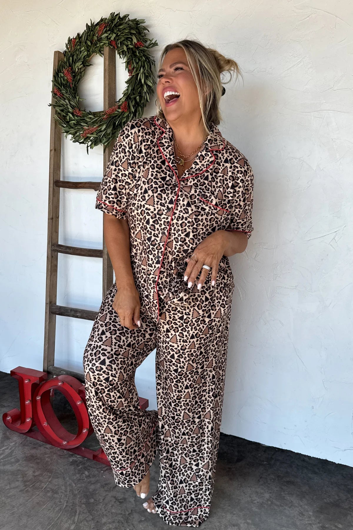 PREORDER- LEOPARD & CHEETAH STAR LUXE PJ SET