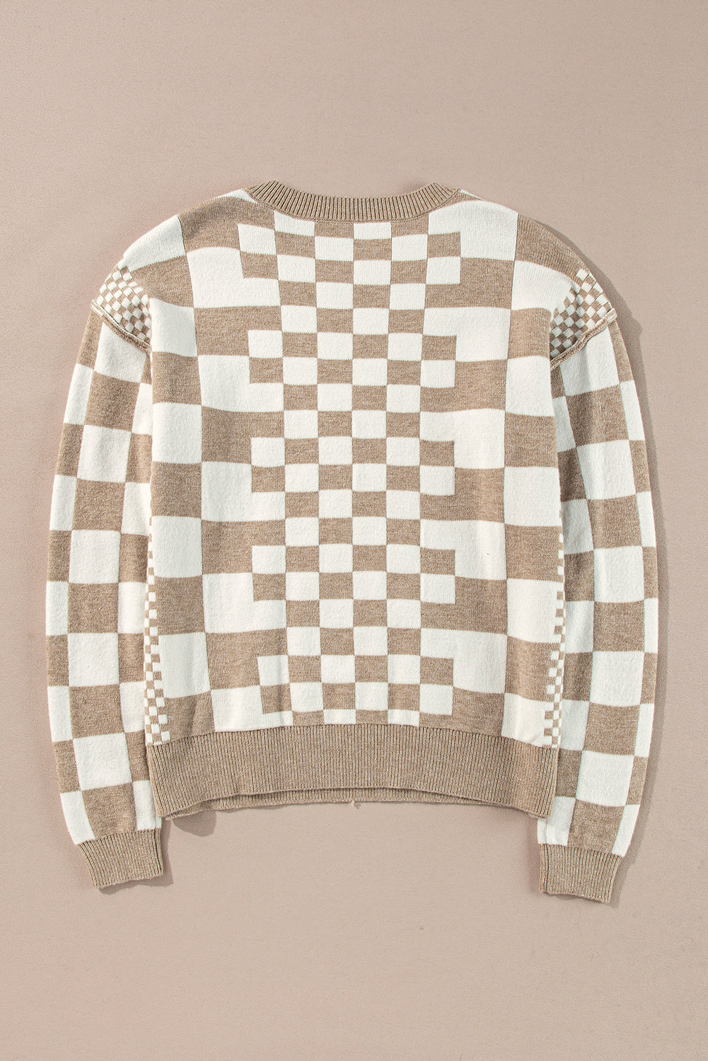 Checkered Sweater FB