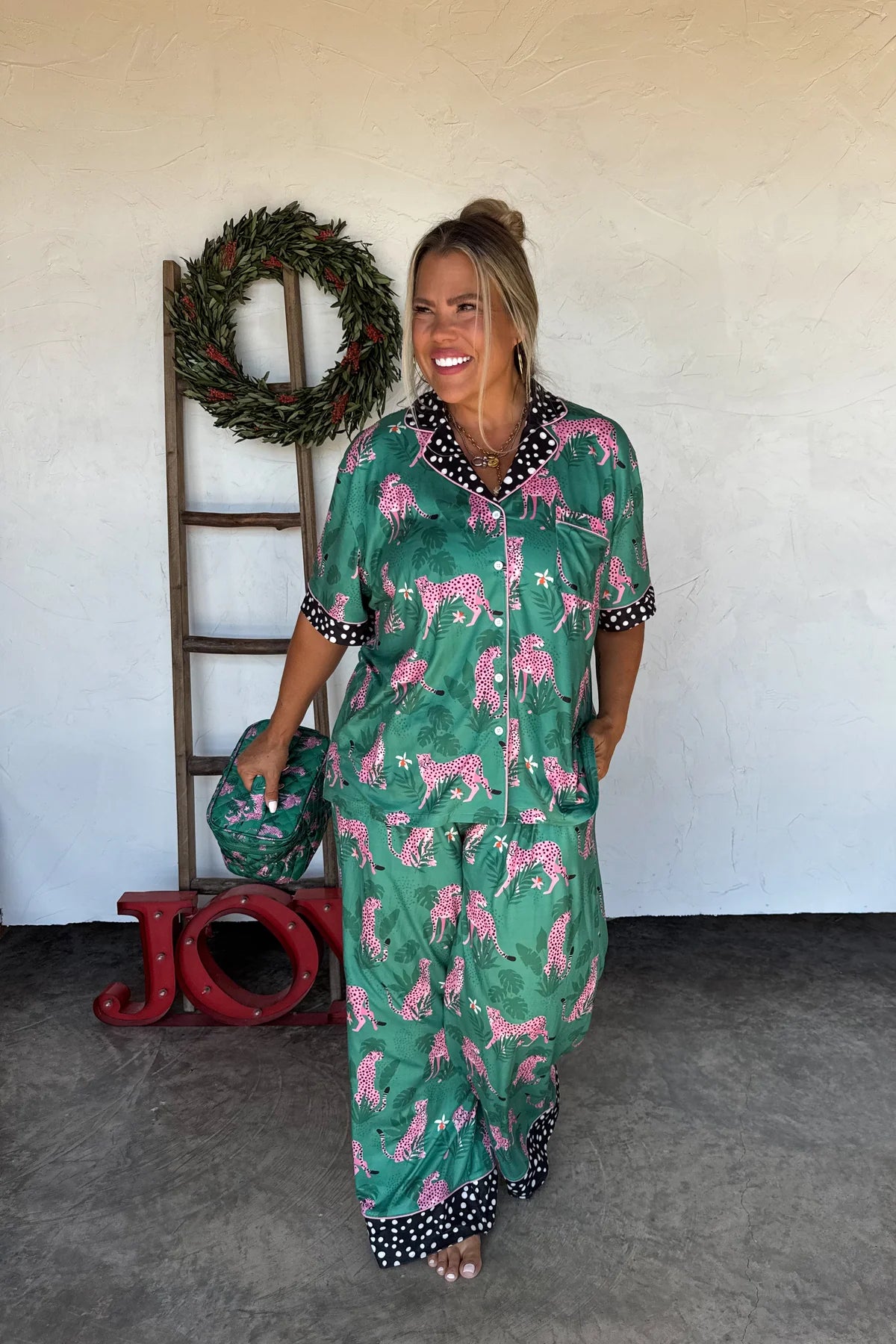 PREORDER- LEOPARD & CHEETAH STAR LUXE PJ SET