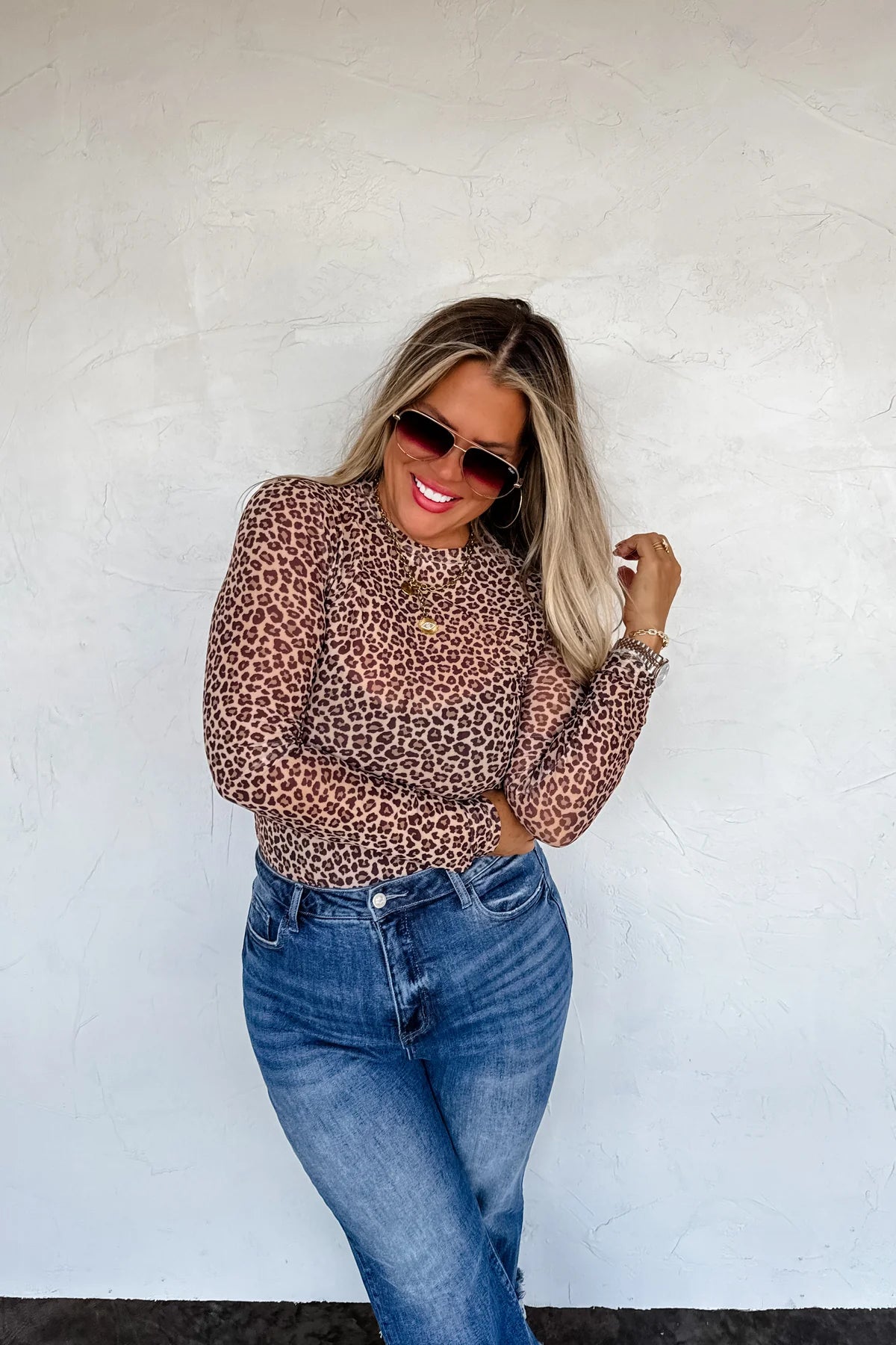 PREORDER- CAMO & CHEETAH DRESS IT UP MESH TOP
