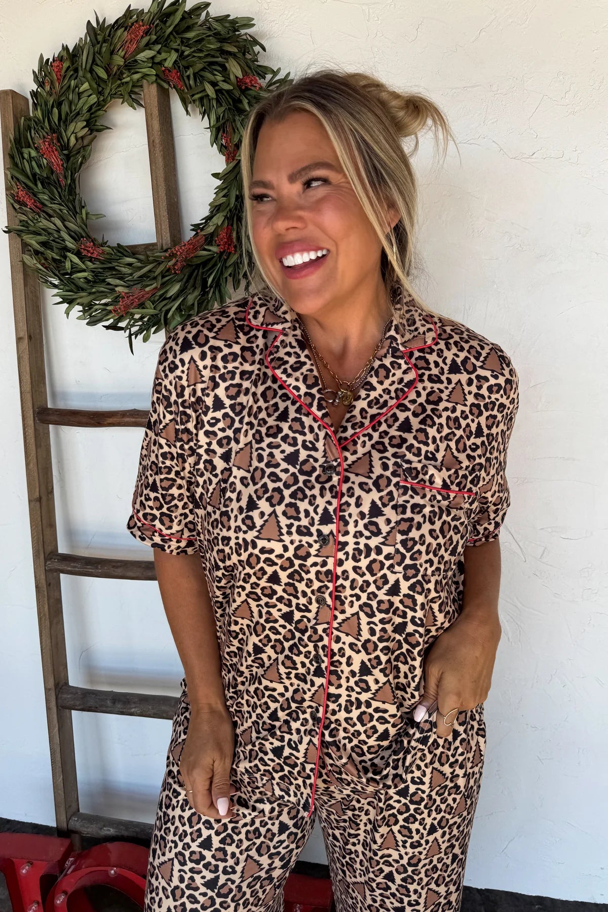 PREORDER- LEOPARD & CHEETAH STAR LUXE PJ SET