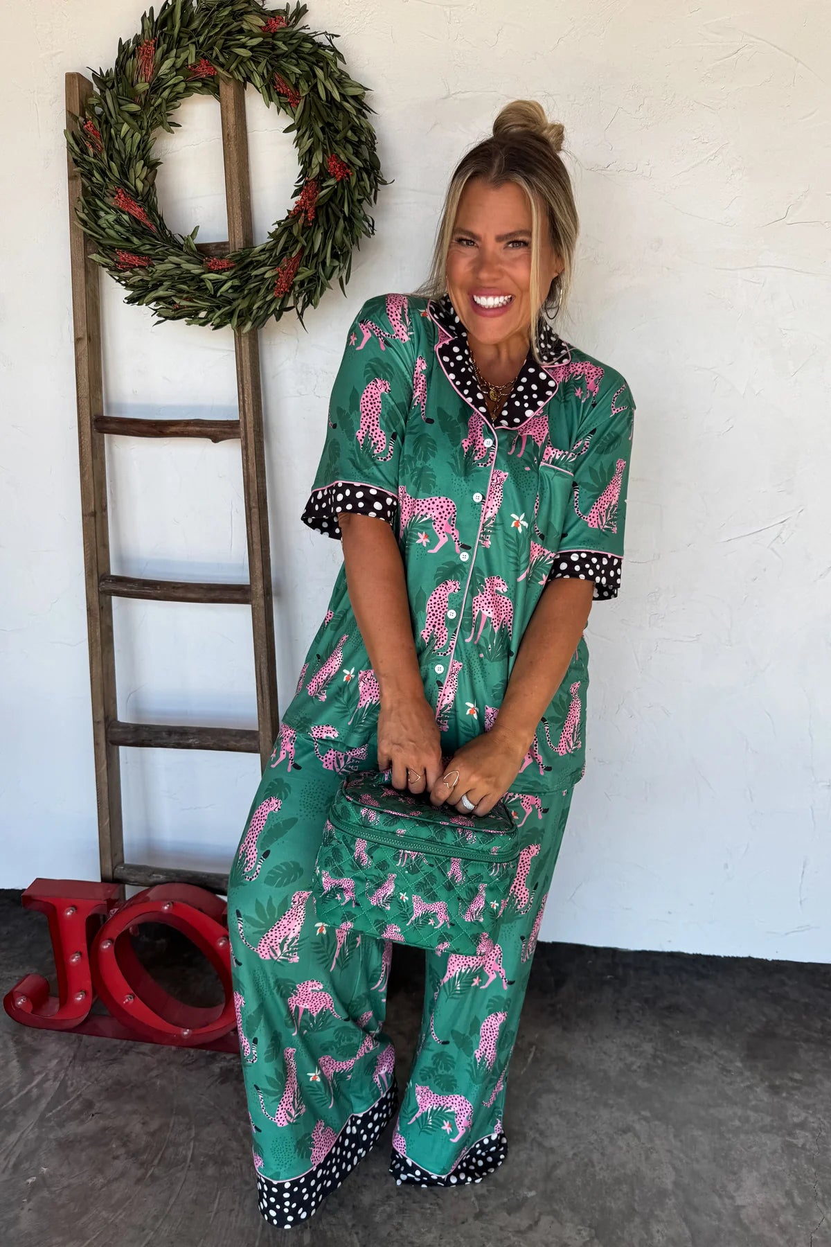 PREORDER- LEOPARD & CHEETAH STAR LUXE PJ SET