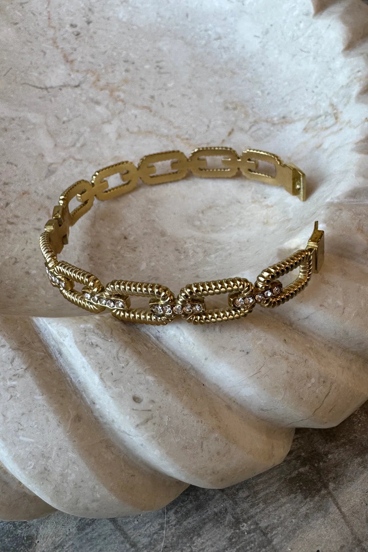 DIAMOND FRAME BANGLE