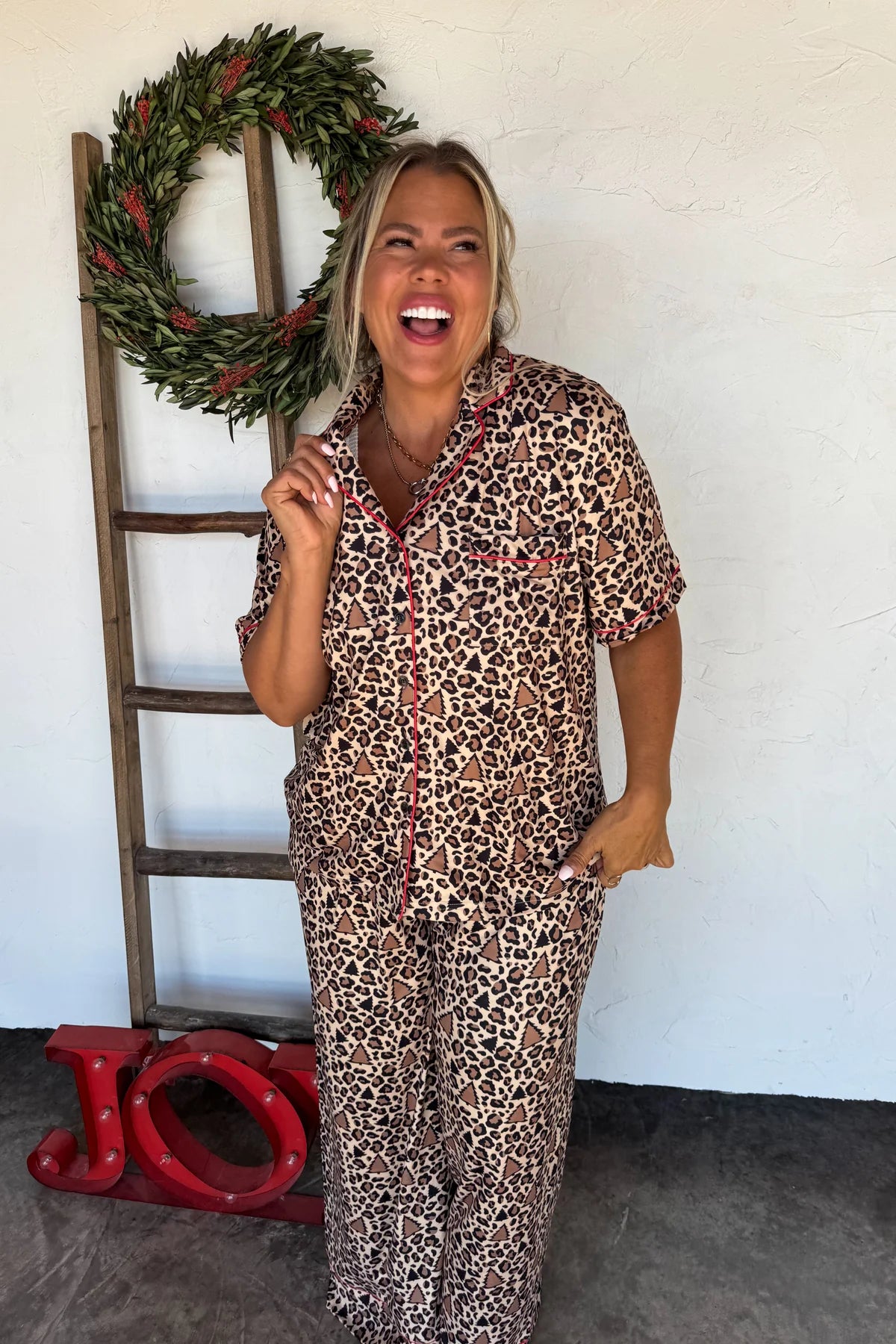 PREORDER- LEOPARD & CHEETAH STAR LUXE PJ SET