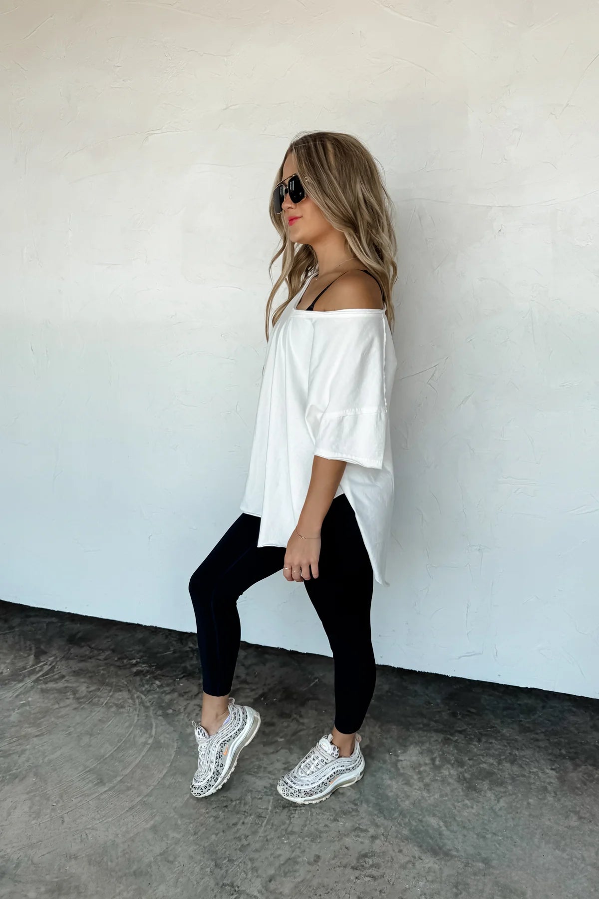 PREORDER- JOEY VNECK WASHED COTTON BOYFRIEND TEE
