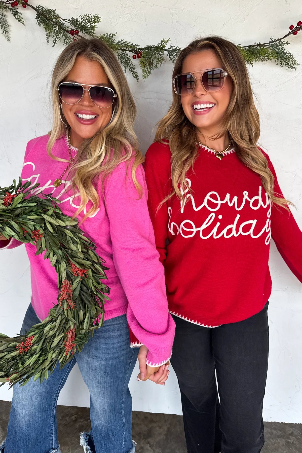 PREORDER- SANTA & HOWDY HOLIDAY SWEATERS