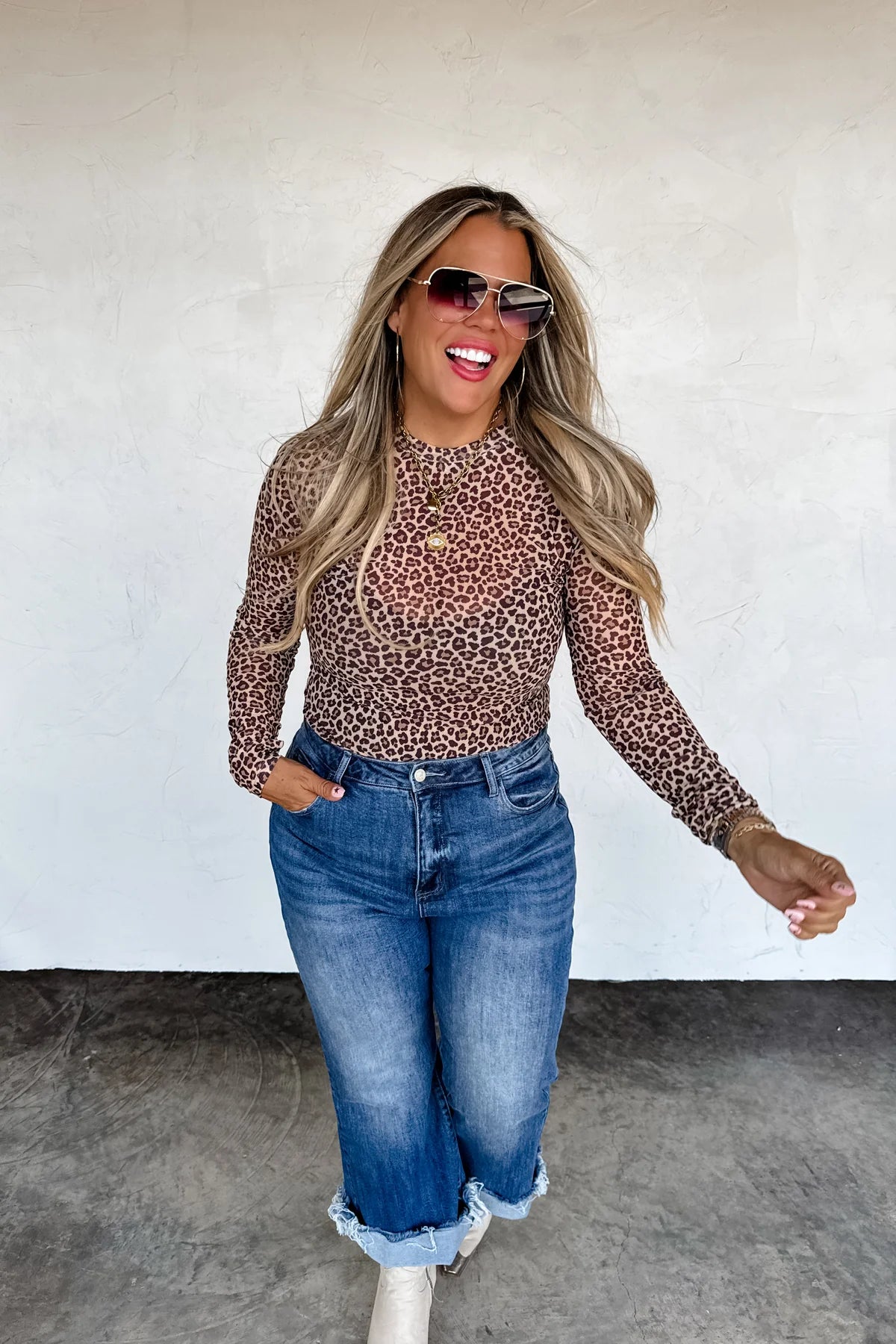 PREORDER- CAMO & CHEETAH DRESS IT UP MESH TOP