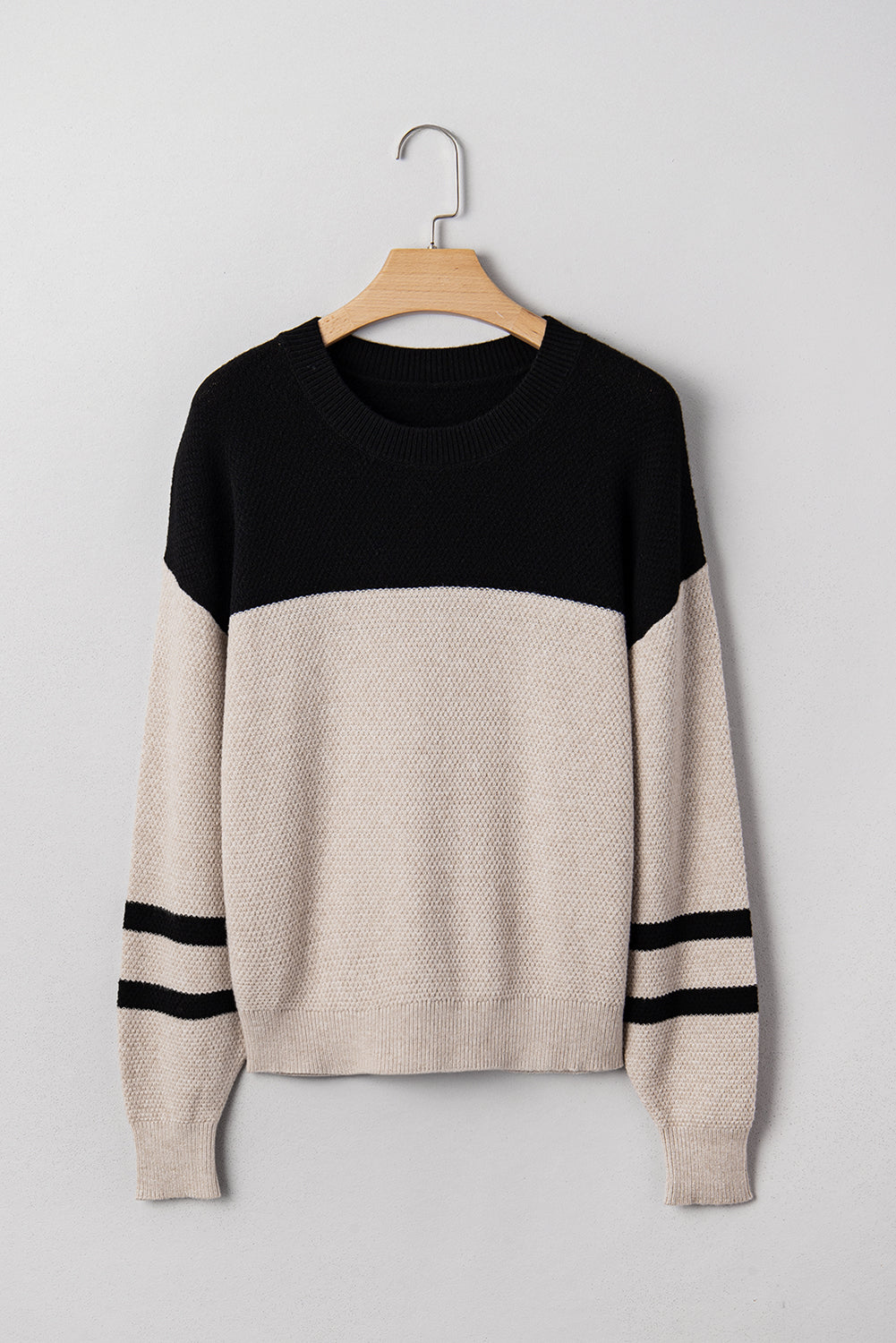 Colorblock knit Striped Sweater September.
