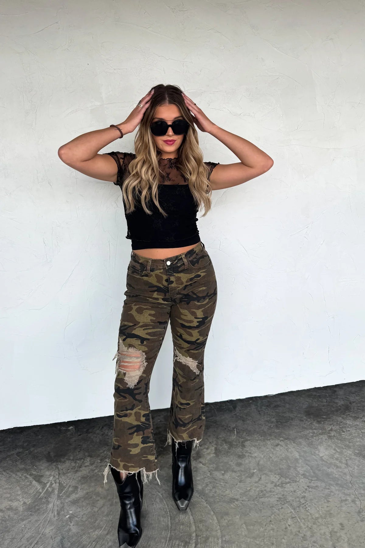 PREORDER- URBAN CAMO DISTRESSED JEAN
