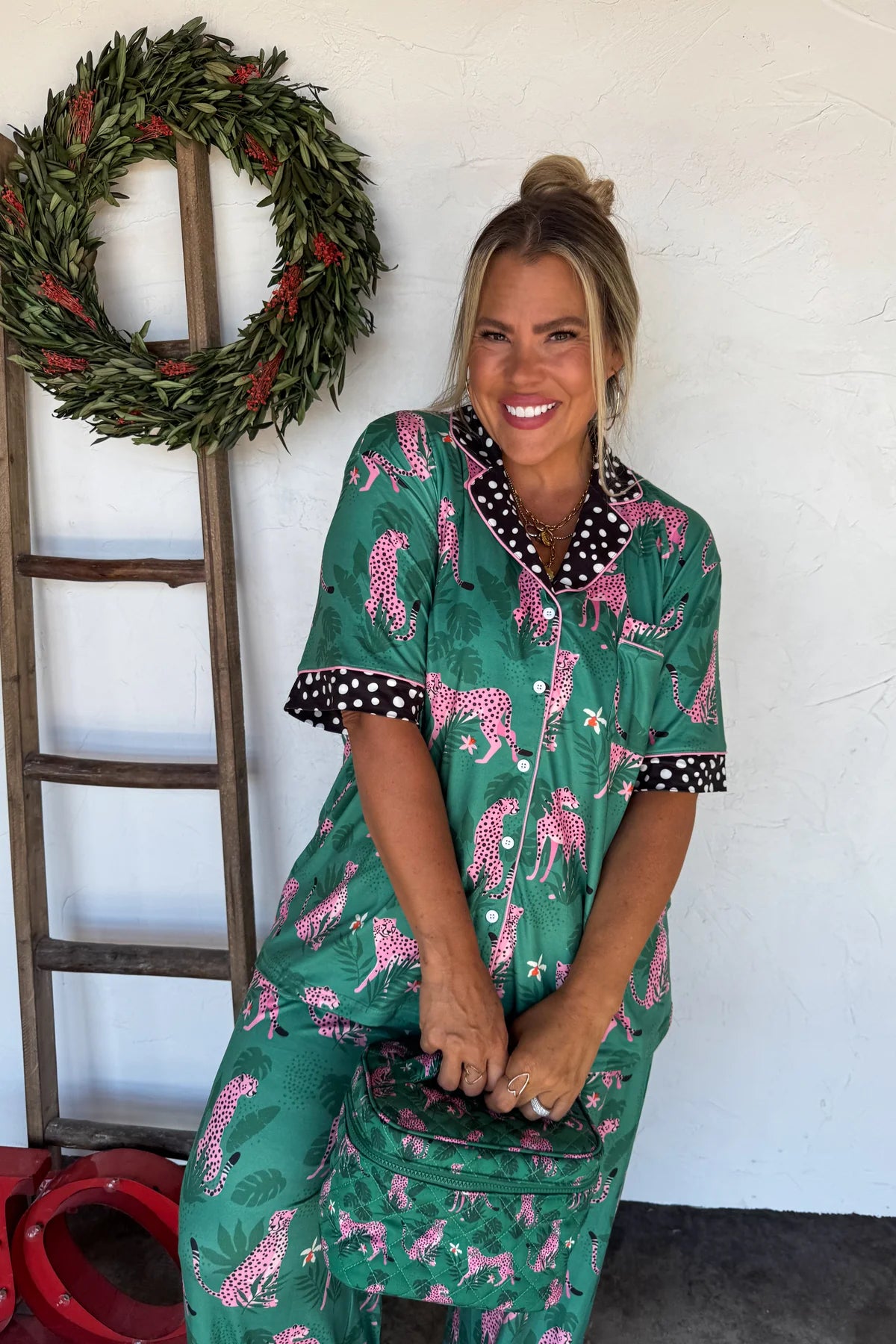 PREORDER- LEOPARD & CHEETAH STAR LUXE PJ SET