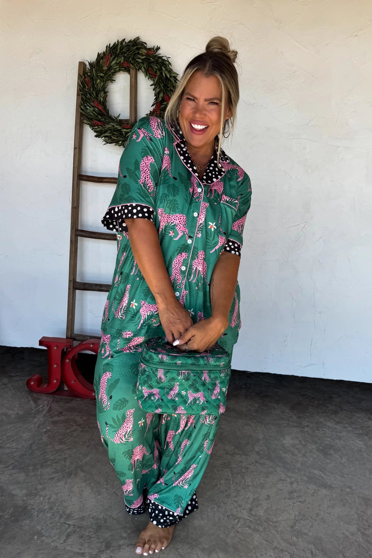 PREORDER- LEOPARD & CHEETAH STAR LUXE PJ SET