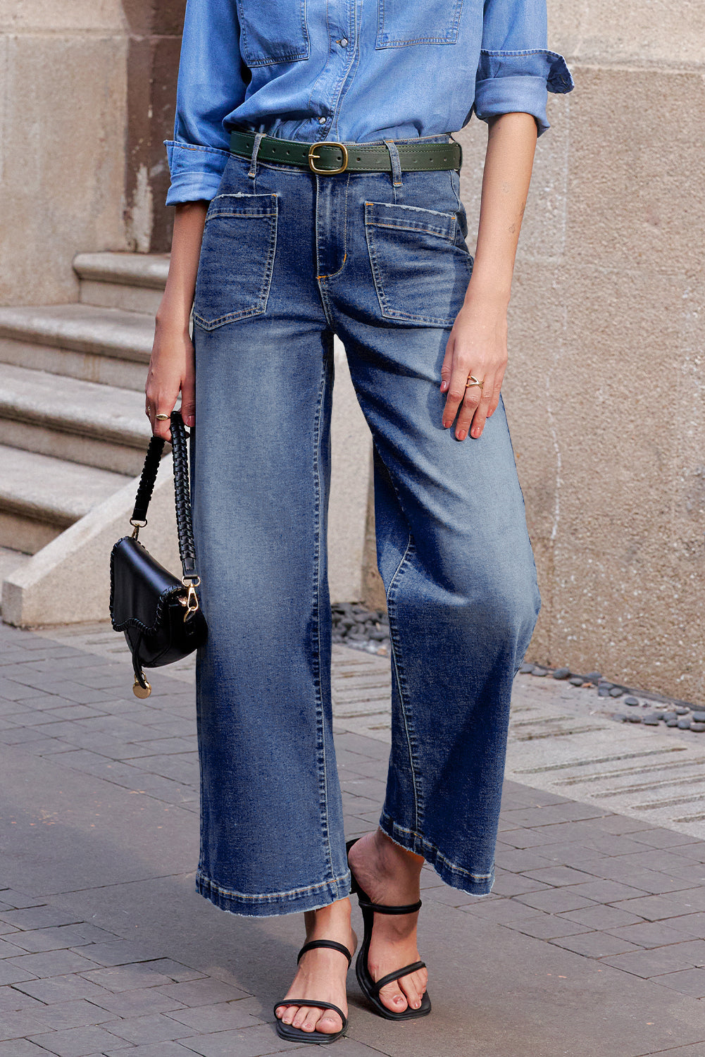 Patch Pocket Shift Jeans September.