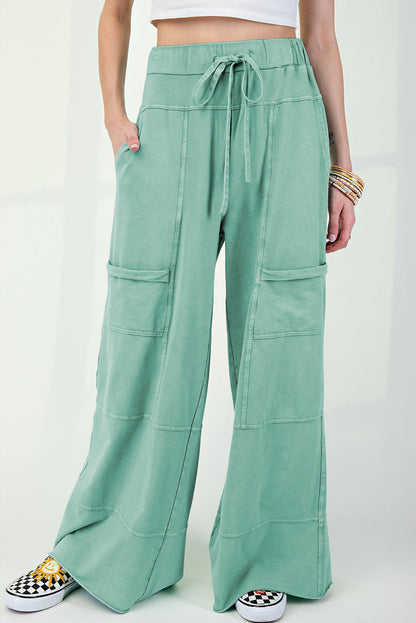 Mineral Washed Exposed Seam Cargo Pants *multiple colors* FB