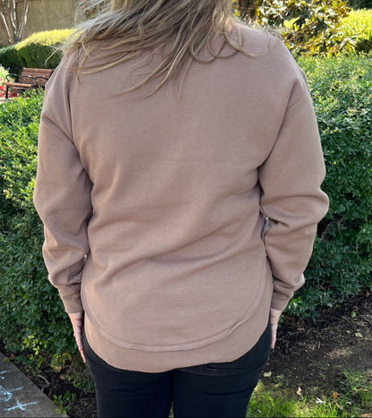 Dark Khaki GOBBLE Graphic Top FB