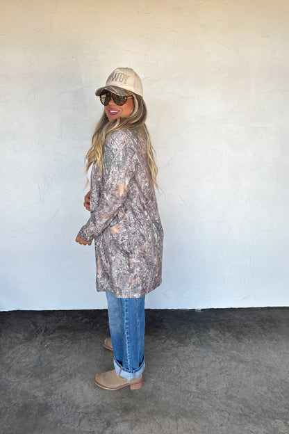 PREORDER: Woodland Camo Lola Cardigan