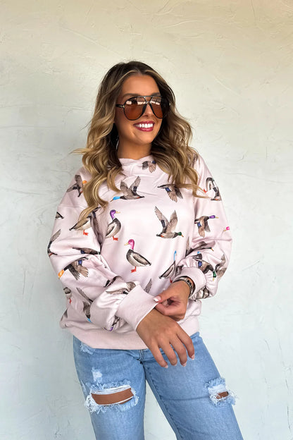 PREORDER- DUCK PULLOVER SWEATSHIRT