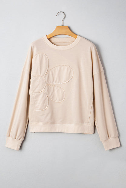 Raw Edge Flower Top RTS