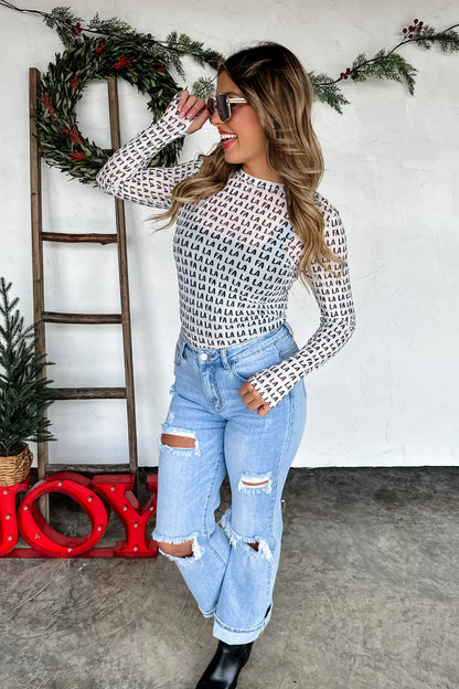 PREORDER- CHRISTMAS DRESS IT UP MESH TOPS