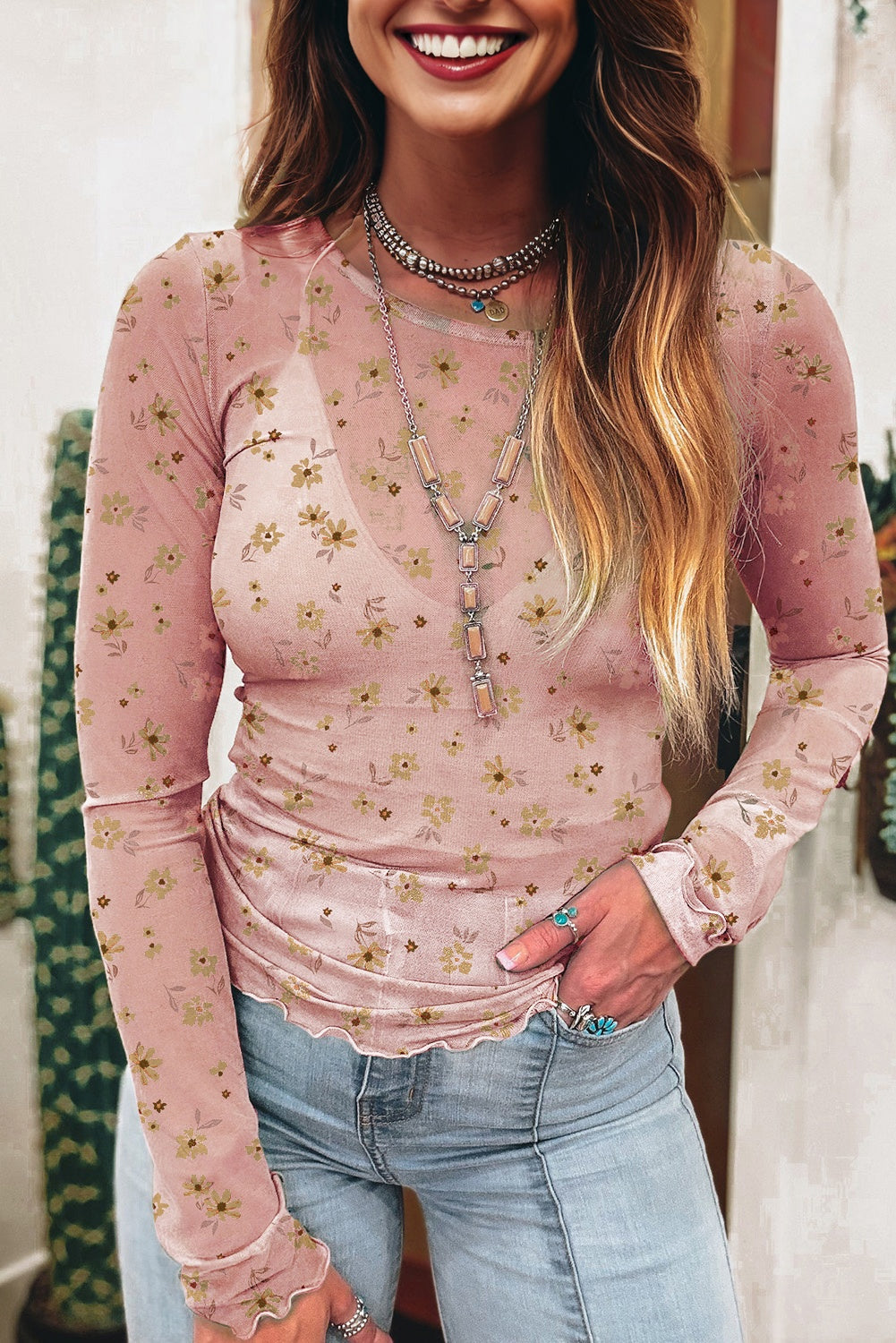 Vintage Mesh Top FB