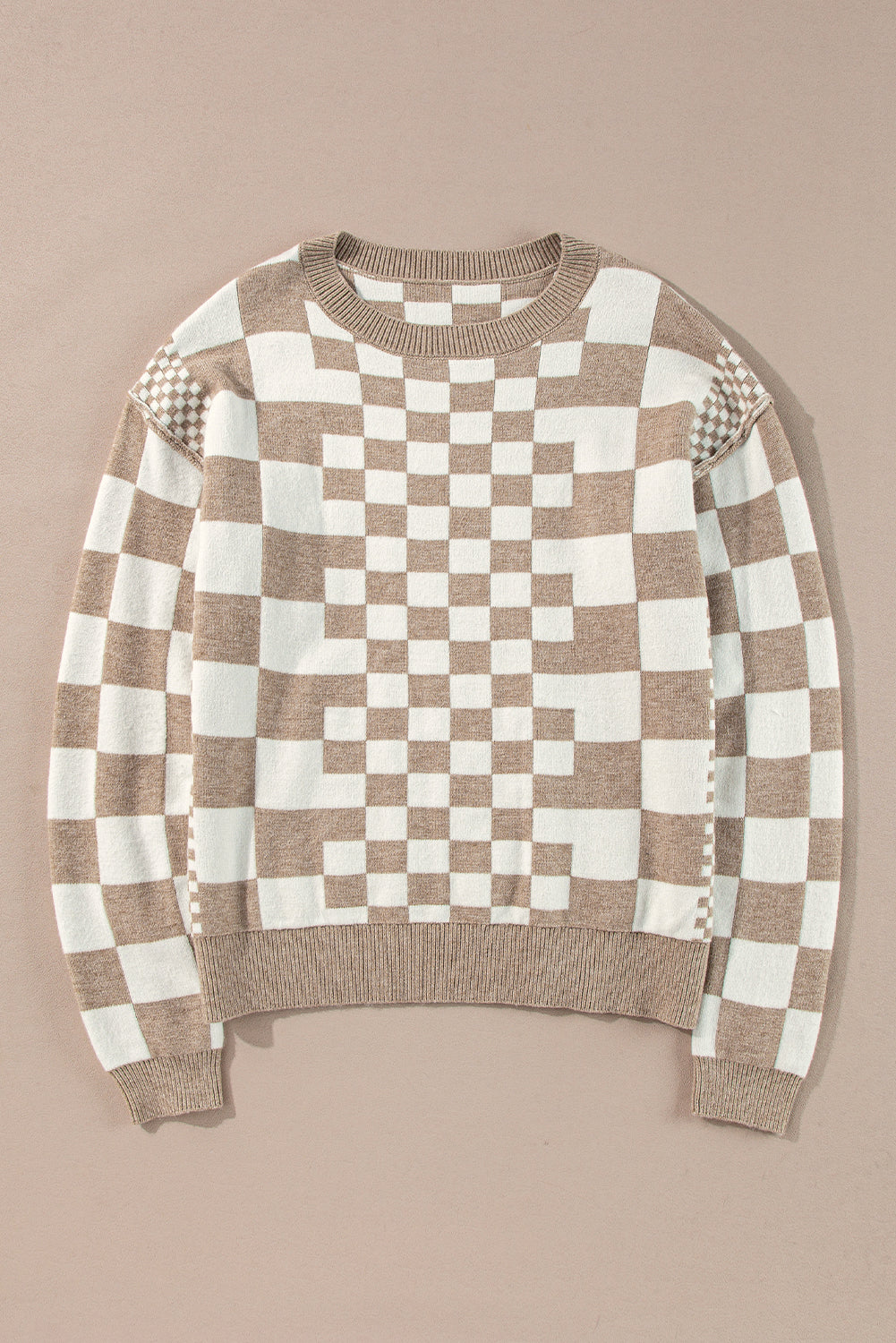 Checkered Sweater FB